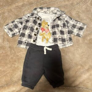Disney Kids Matching Set - Gray and White